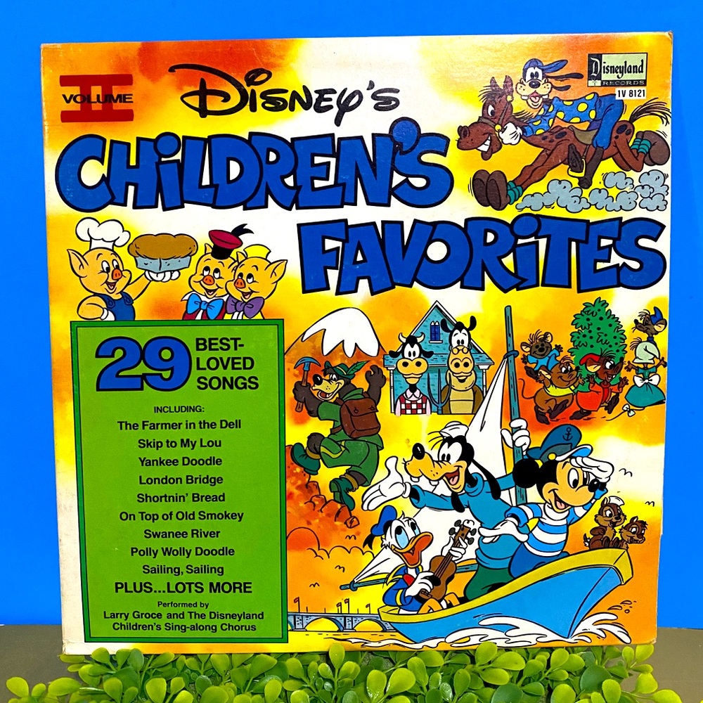 DISNEY’S VTG 1979 CHILDREN’S FAVORITES DISNEYLAND VINYL RECORD LP VOL II #1V8121